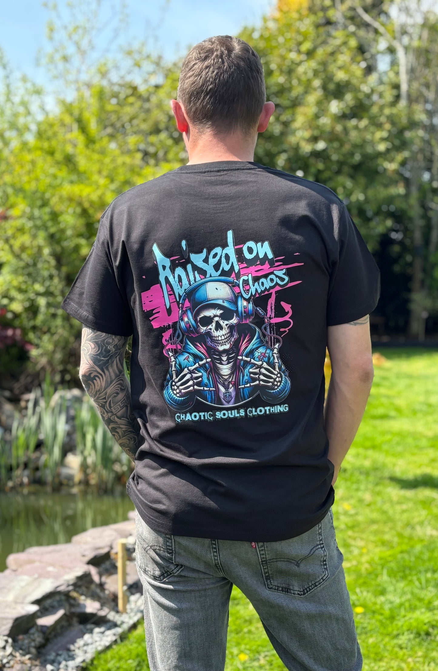 Raised on chaos T shirt