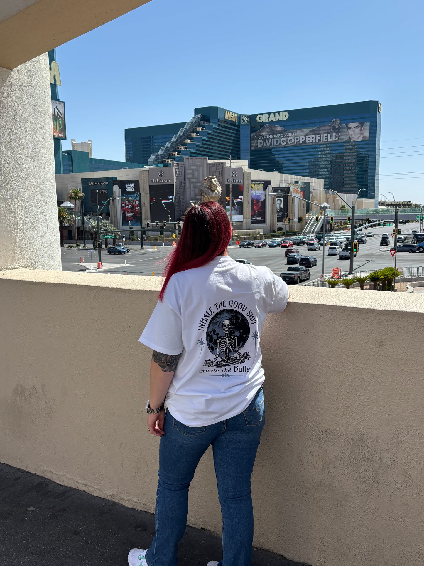 Inhale the good shit exhale the bullshit T shirt