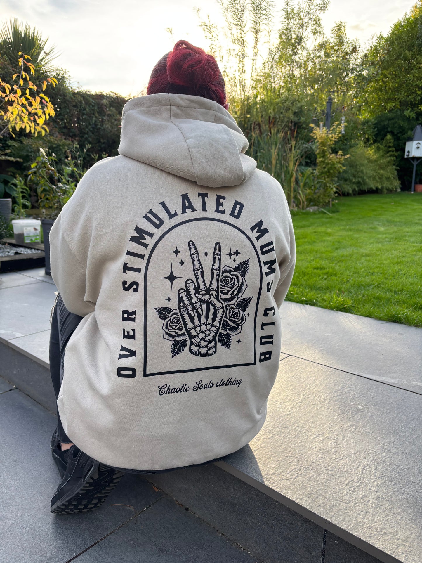 Over stimulated mums club hoodie