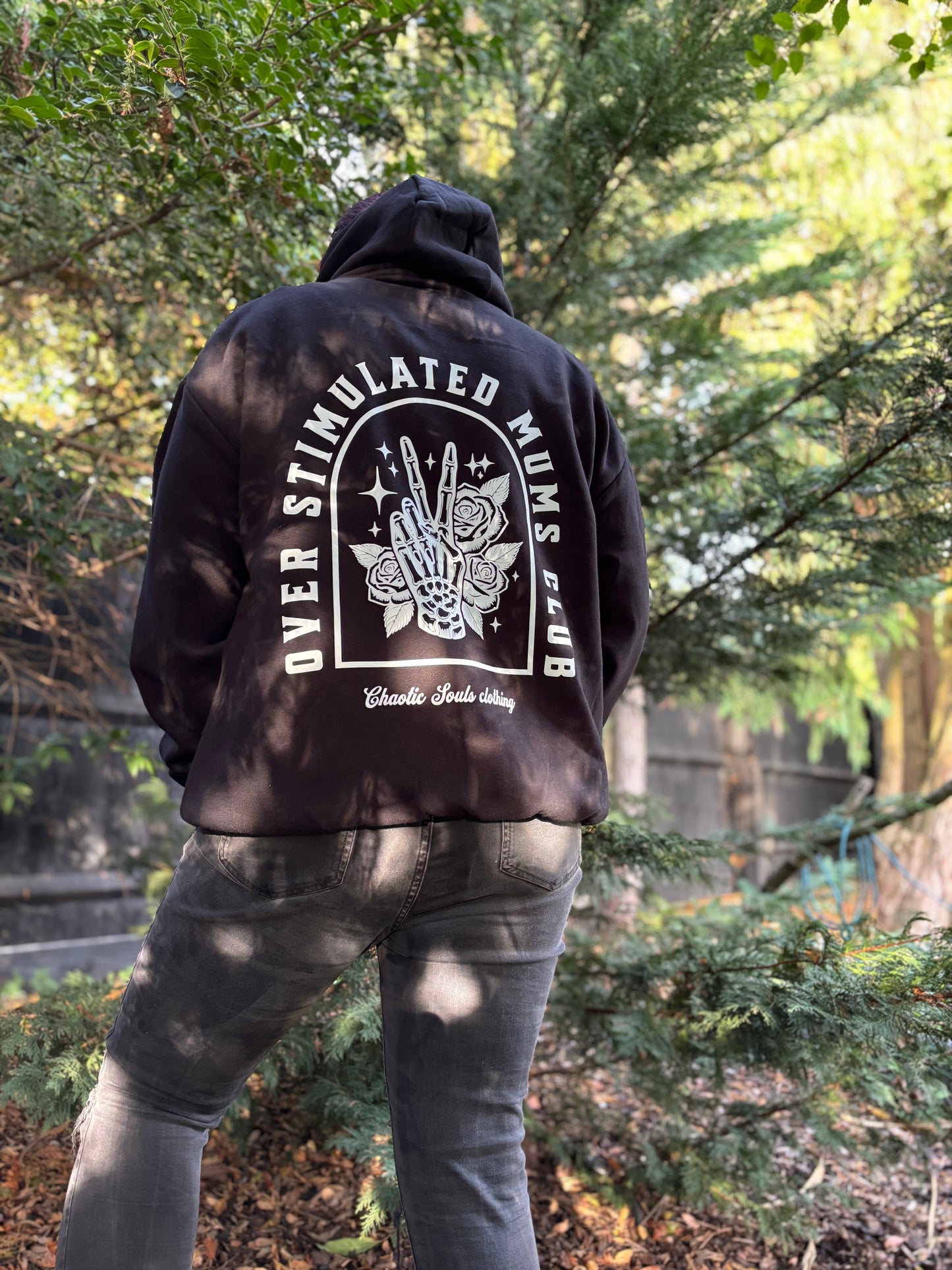 Over stimulated mums club hoodie