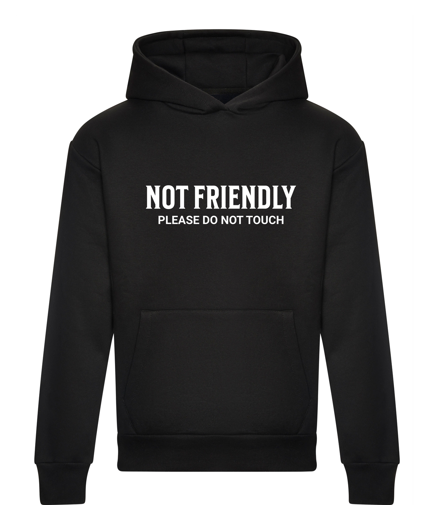 Not Friendly Please Do Not Touch Kids Hoodie