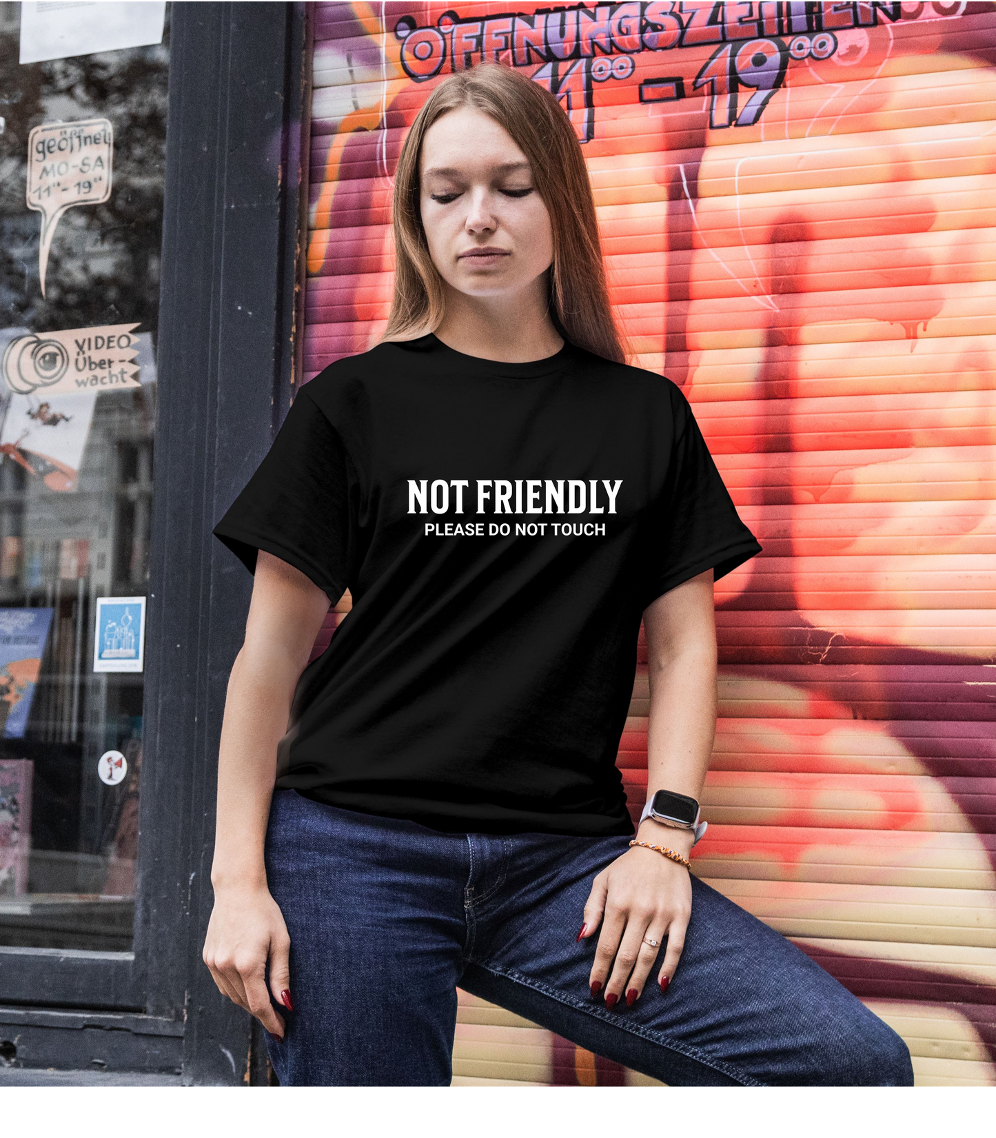 Not Friendly Please Do Not Touch T Shirt