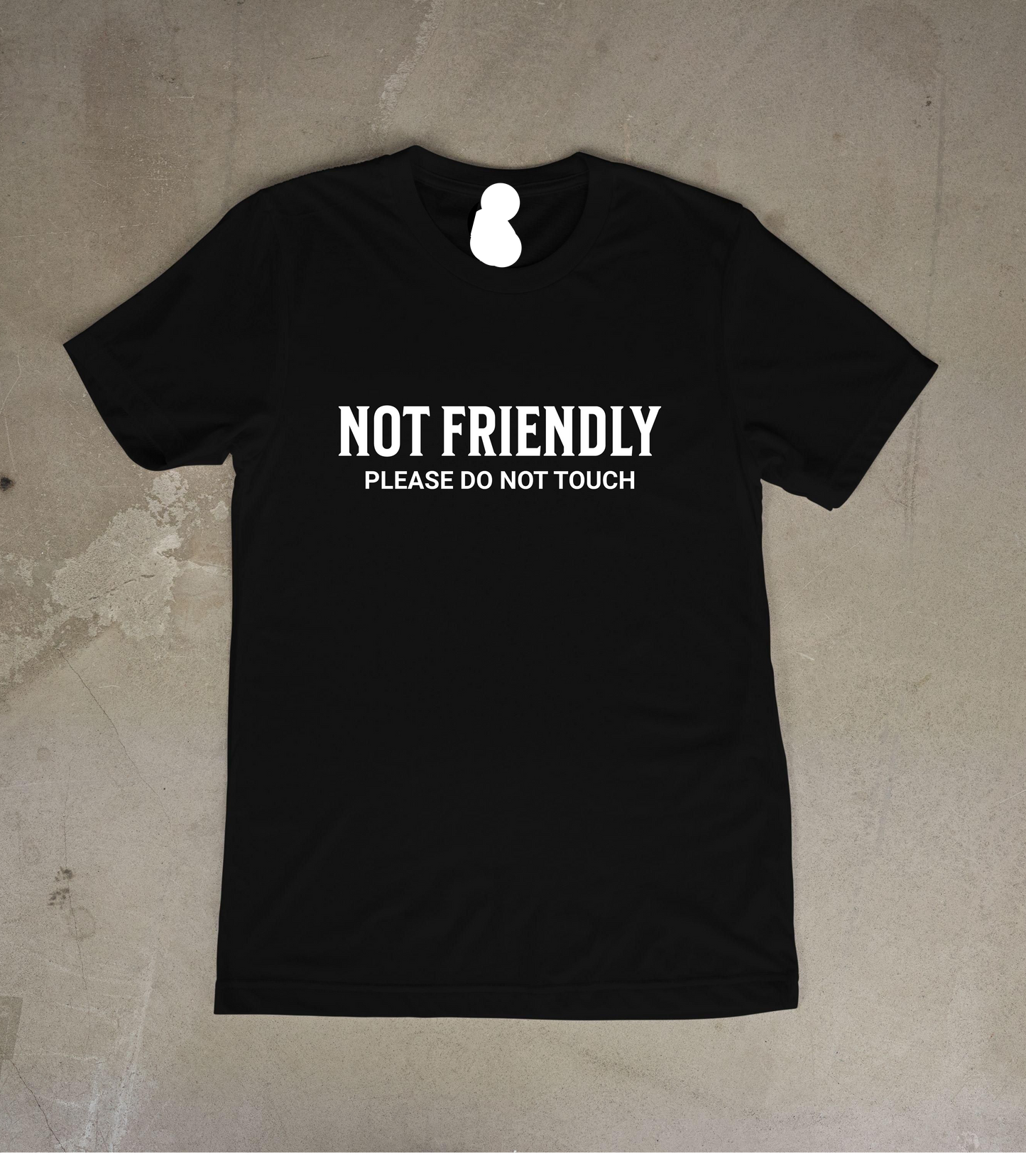 Not Friendly Please Do Not Touch T Shirt