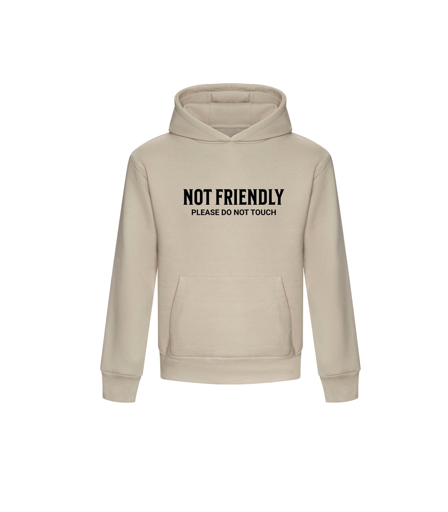 Not Friendly please Do Not Touch hoodie