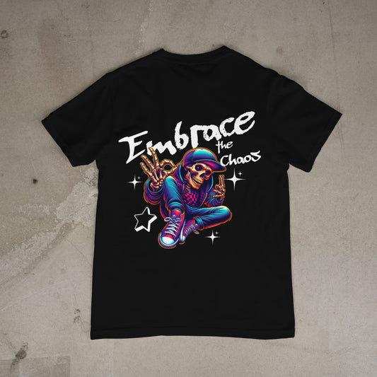 Embrace the Chaos kids  t shirt