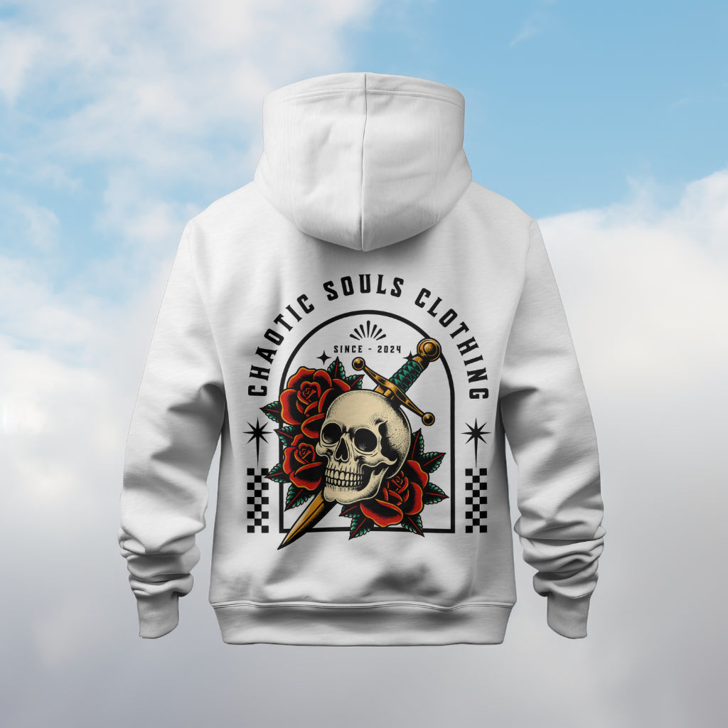 Chaotic Souls skull and dagger hoodie