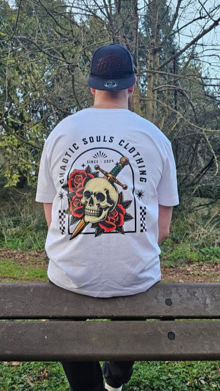 Chaotic Souls skull and dagger T shirt