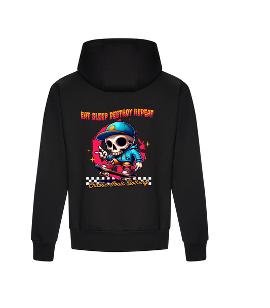 Eat Sleep Destroy Repeat Kids Hoodie