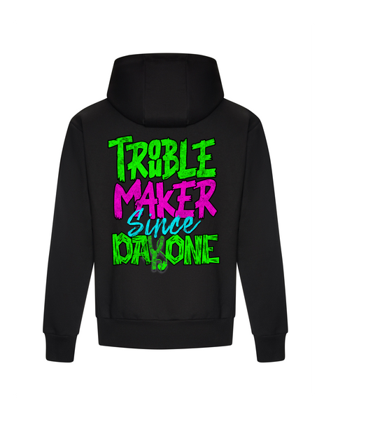 Trouble Maker Since Day One Kids Hoodie