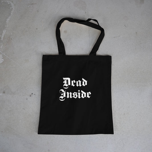 Dead inside Cotton Re useable tote bag