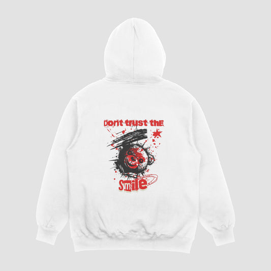 Dont trust the smile  kids hoodie