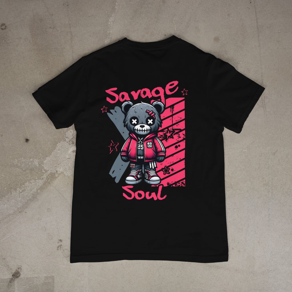 Savage Soul short sleeved kids t shirt